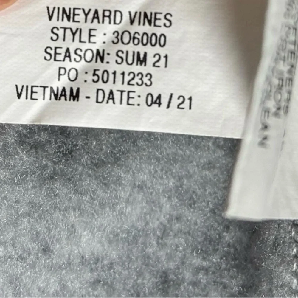 Vineyard Vines Heather Gray Full Zip Sweater Vest Unisex Size L (16)